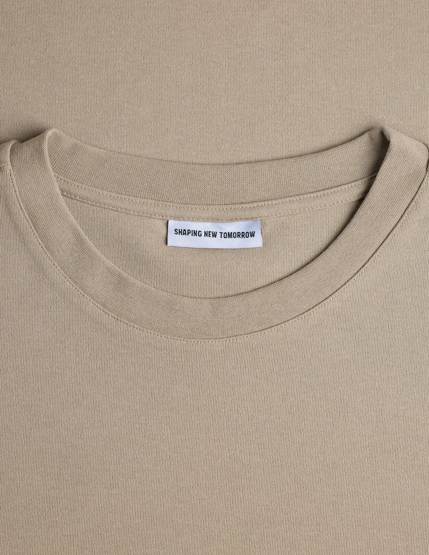 Heavy Box Fit T-shirt Wooden Beige