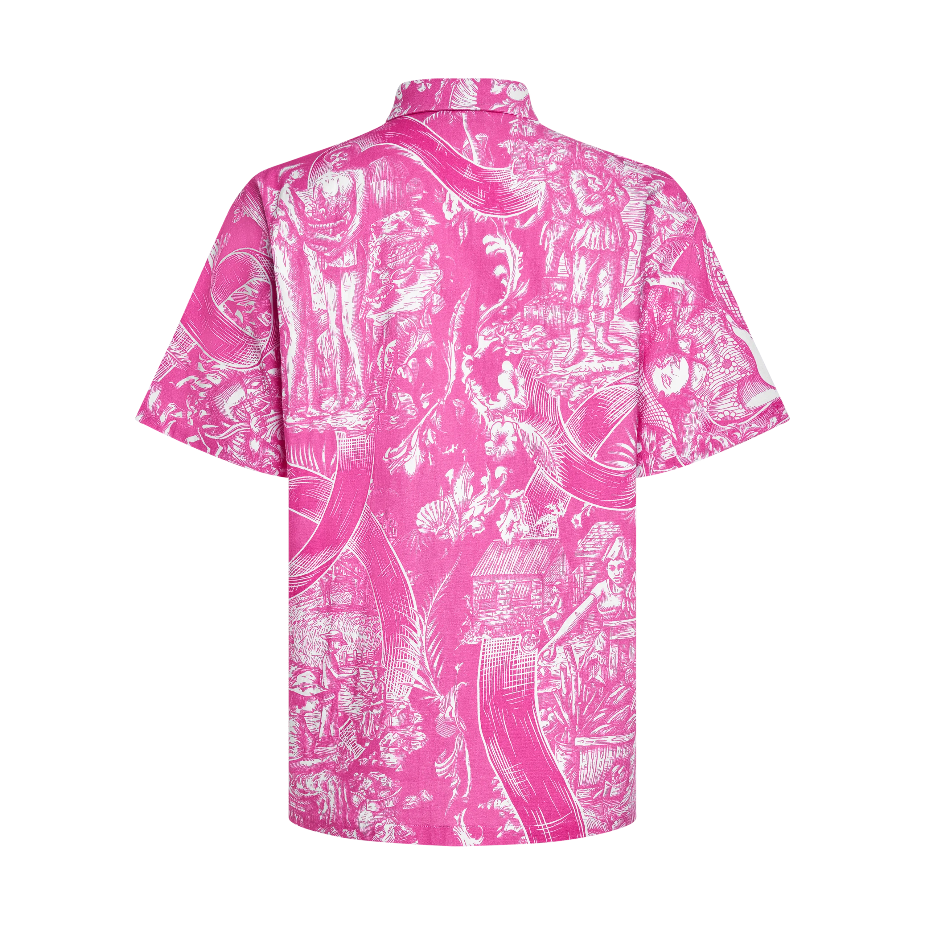 HERITAGE BREAST CANCER AWARENESS LINEN SHIRT-PINK