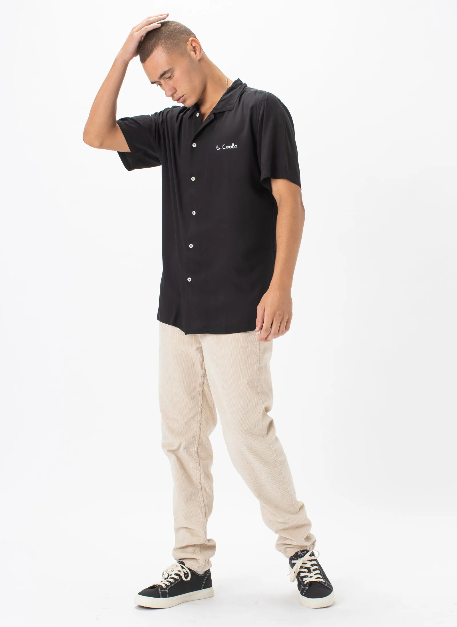 Holiday Camp-Collar Shirt Black