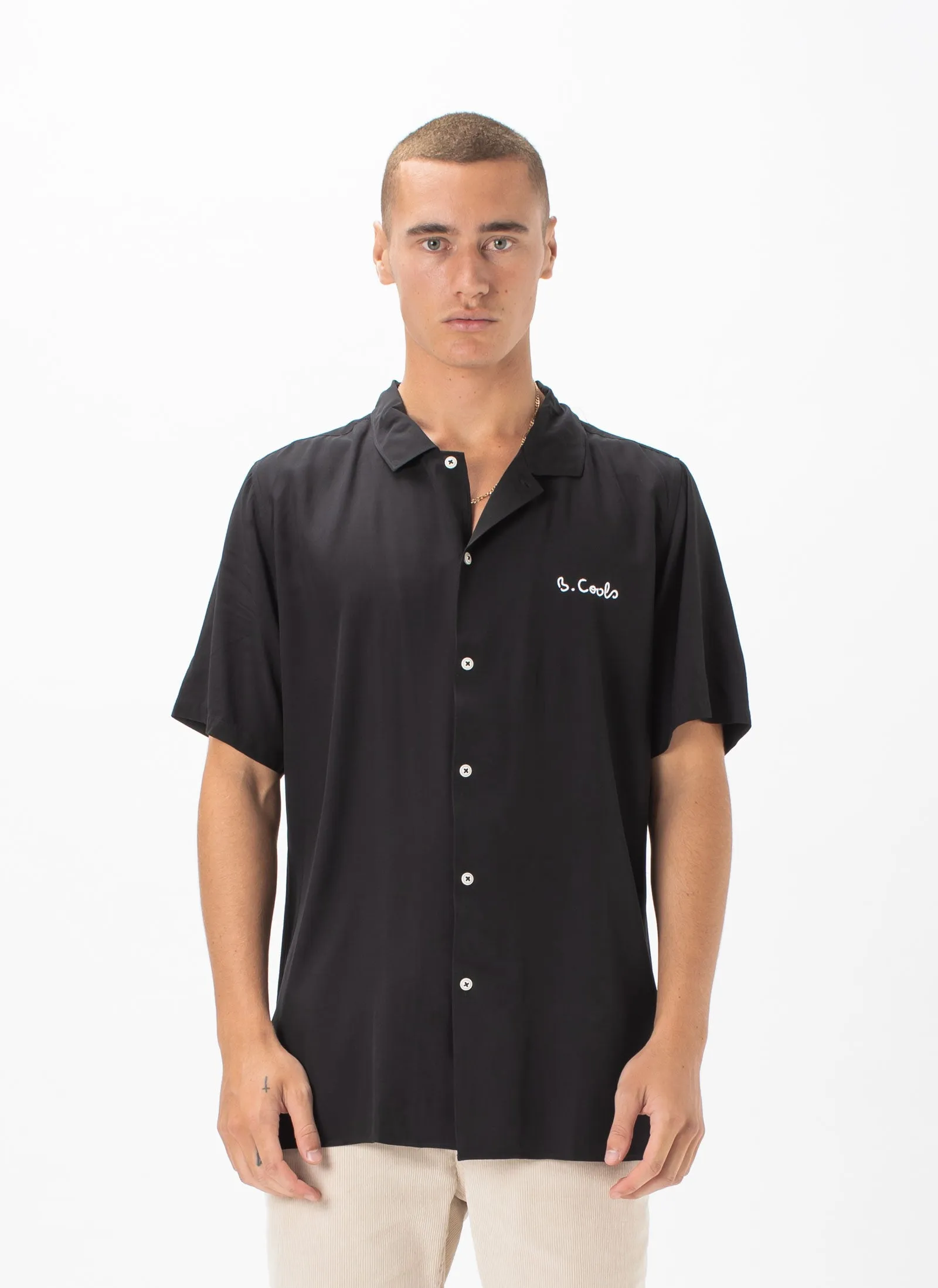 Holiday Camp-Collar Shirt Black