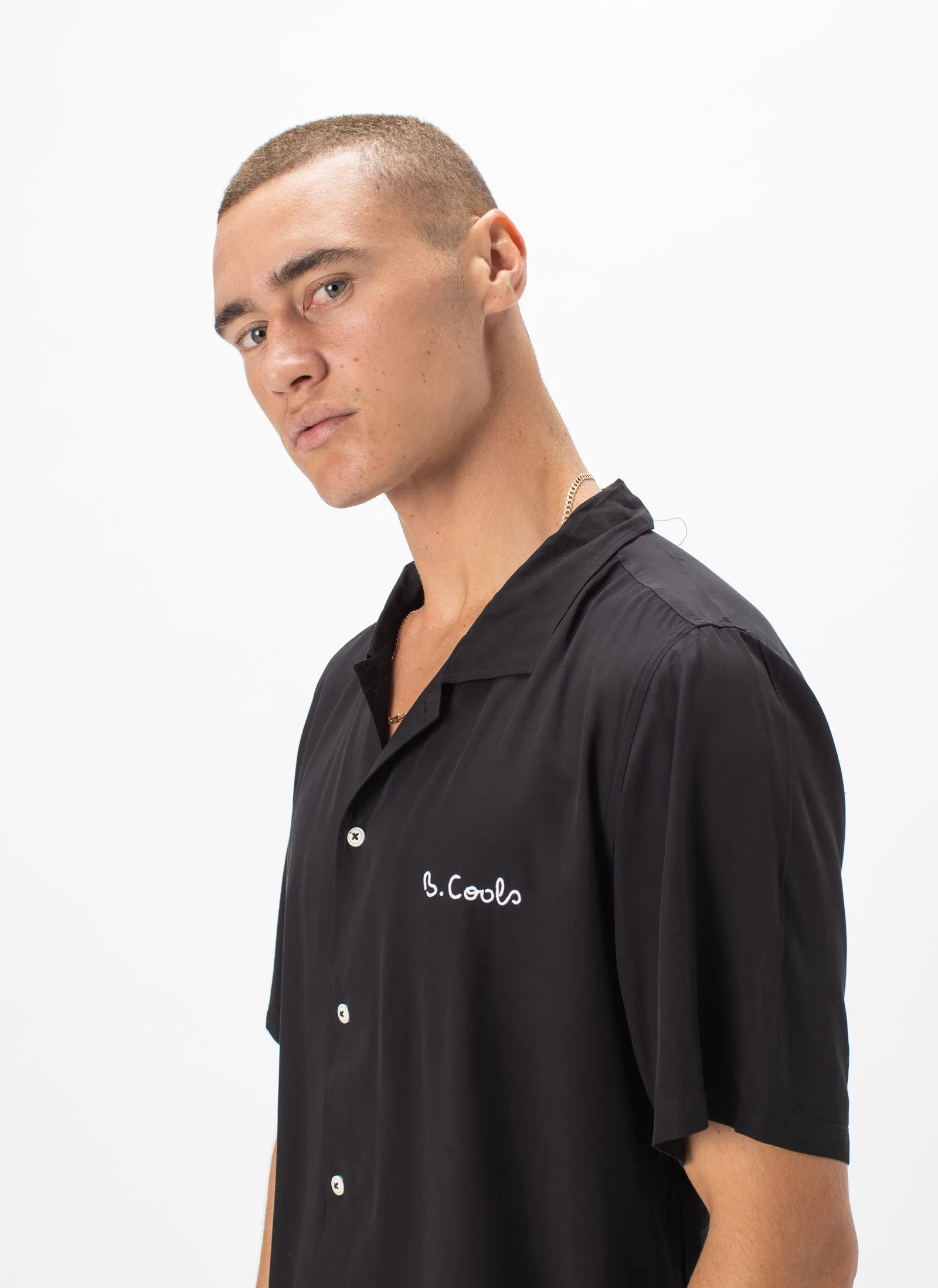 Holiday Camp-Collar Shirt Black