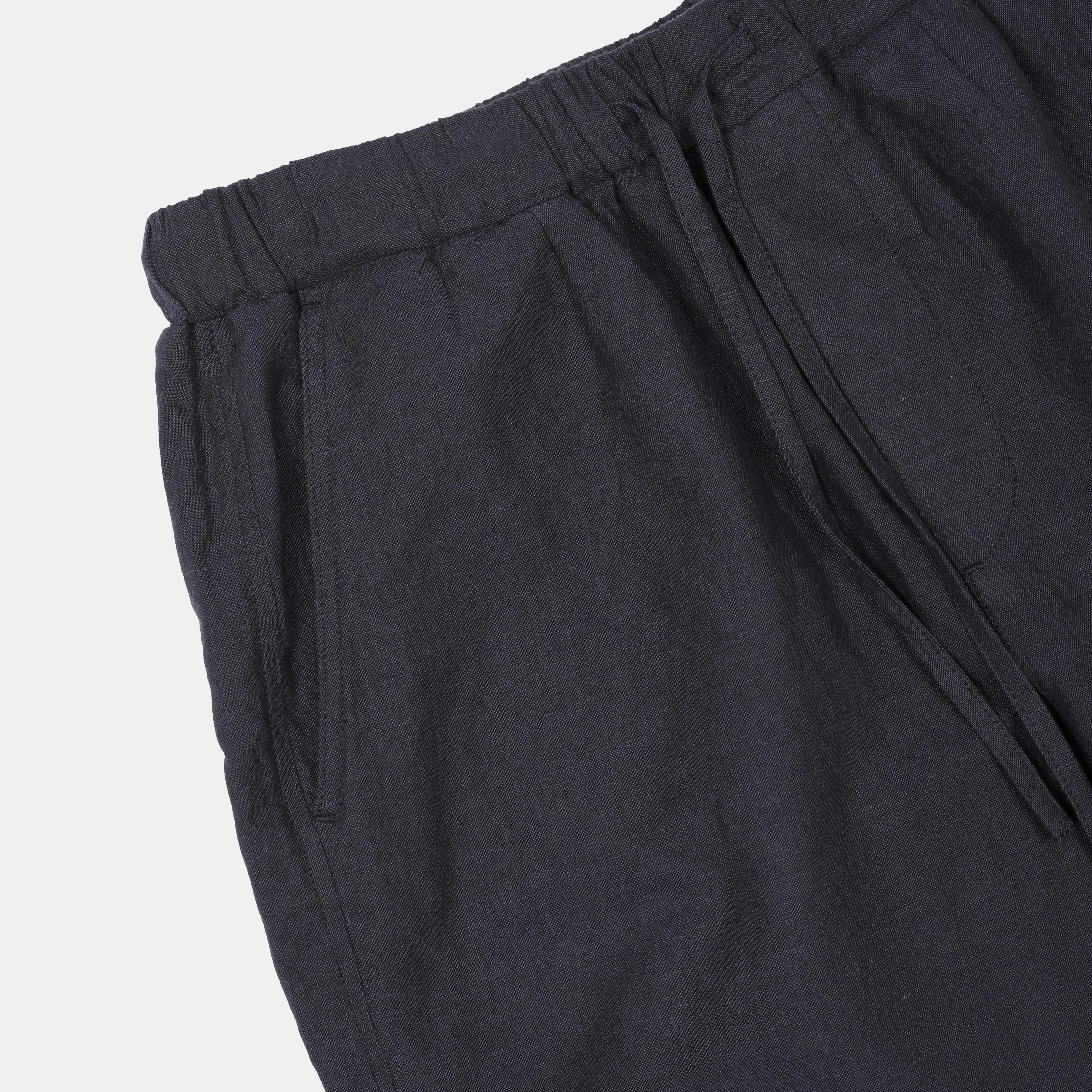 Ink Linen Relaxed Waist Short