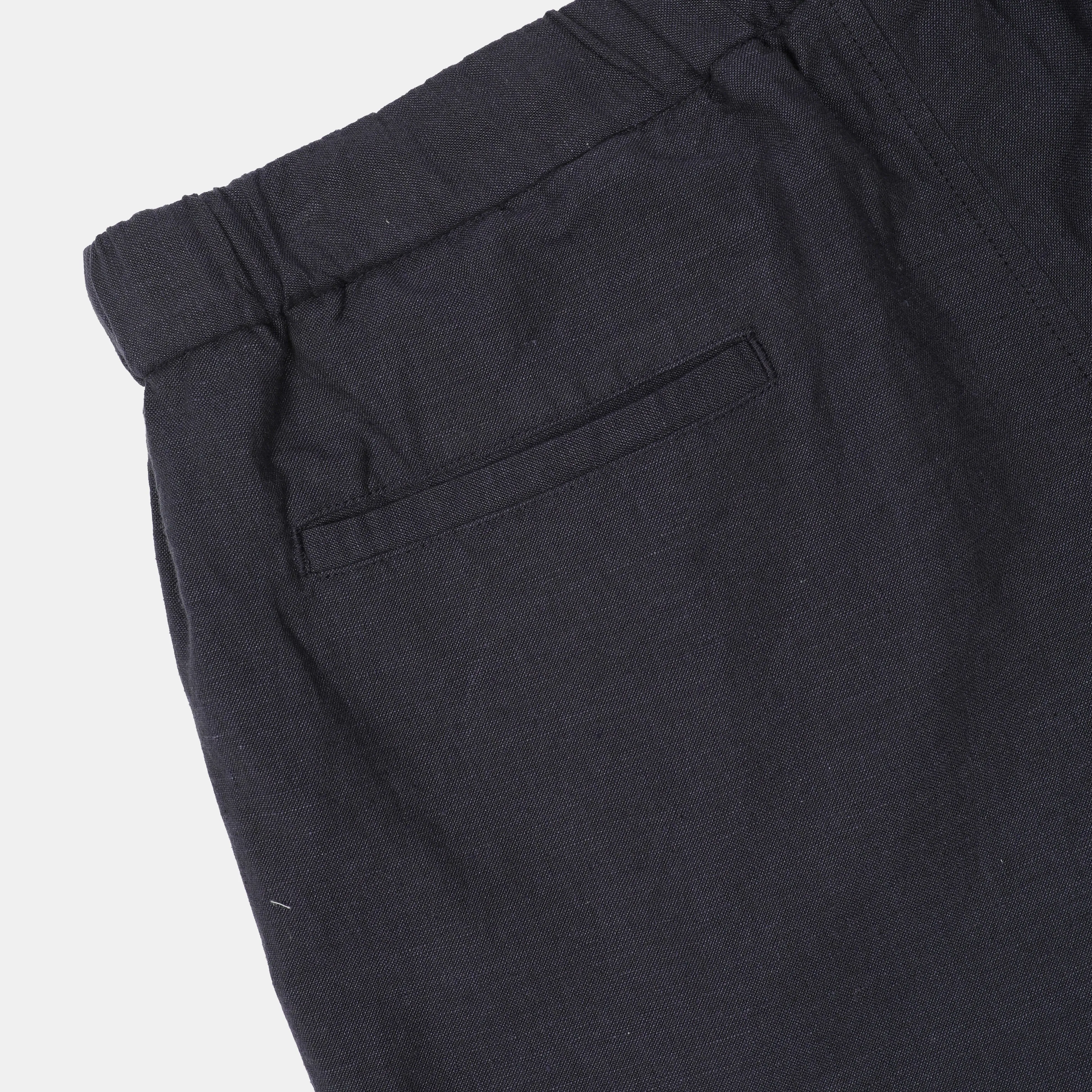 Ink Linen Relaxed Waist Short