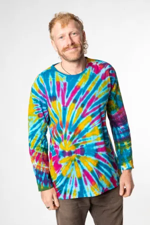 Jai Long Sleeve Tie Dye T-Shirt