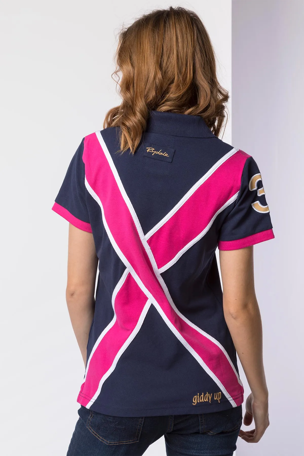 Ladies Royal Double Cross Polo Shirt