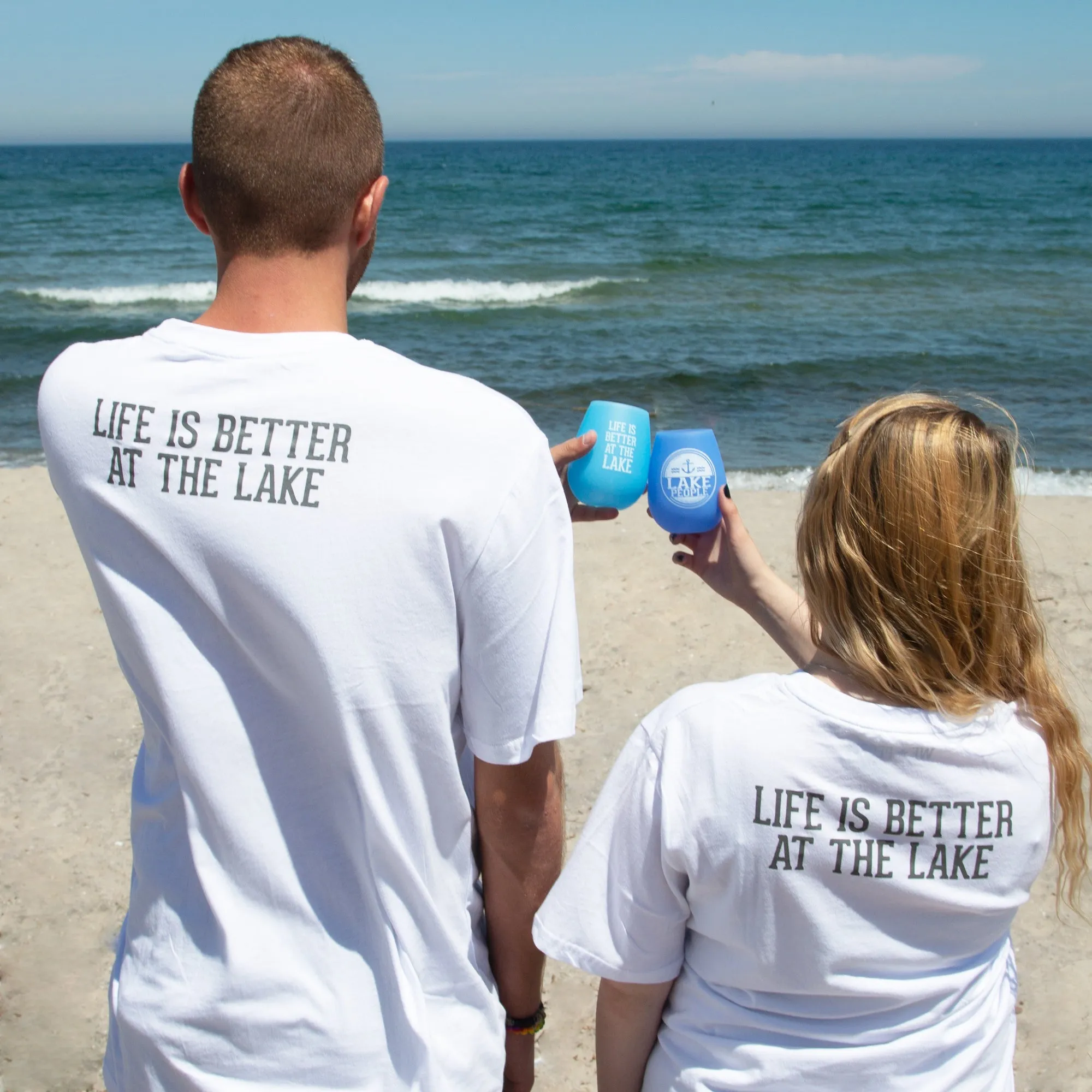 Lake People White Unisex T-Shirt