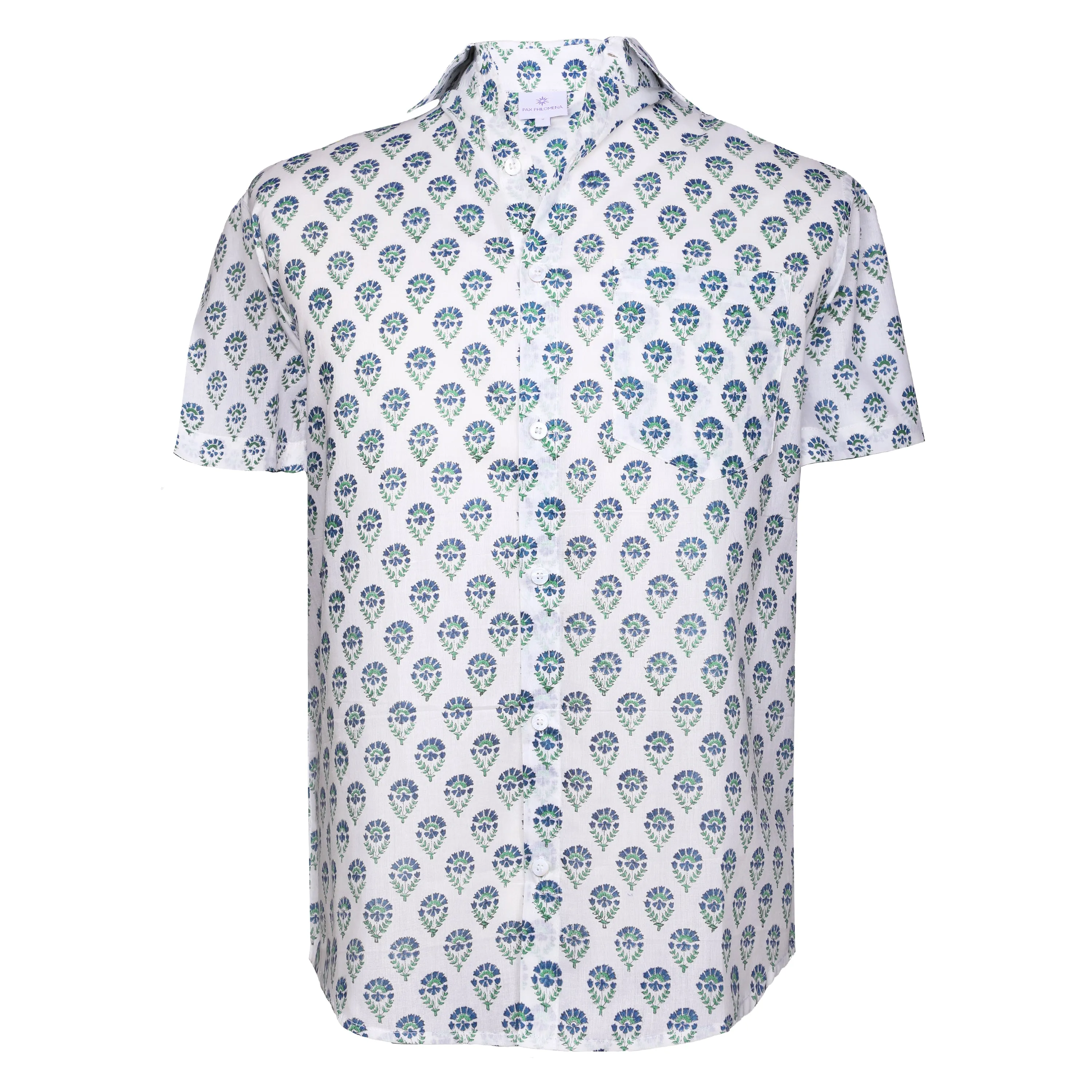 Manu Floral Cotton Men's Shirt