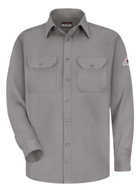 MEN'S LIGHTWEIGHT FR UNIFORM SHIRT, GRAY-