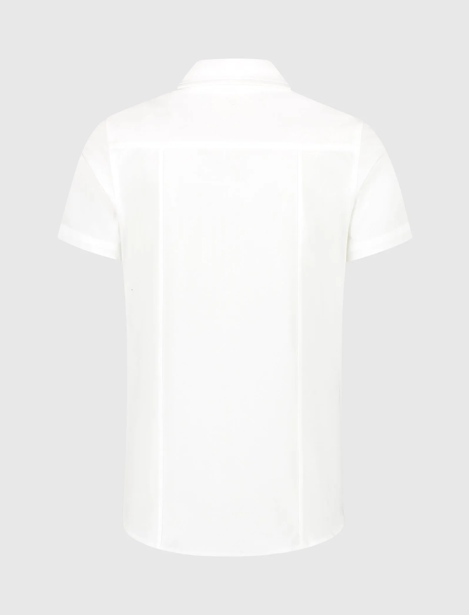 Piqué Short Sleeve Shirt | White