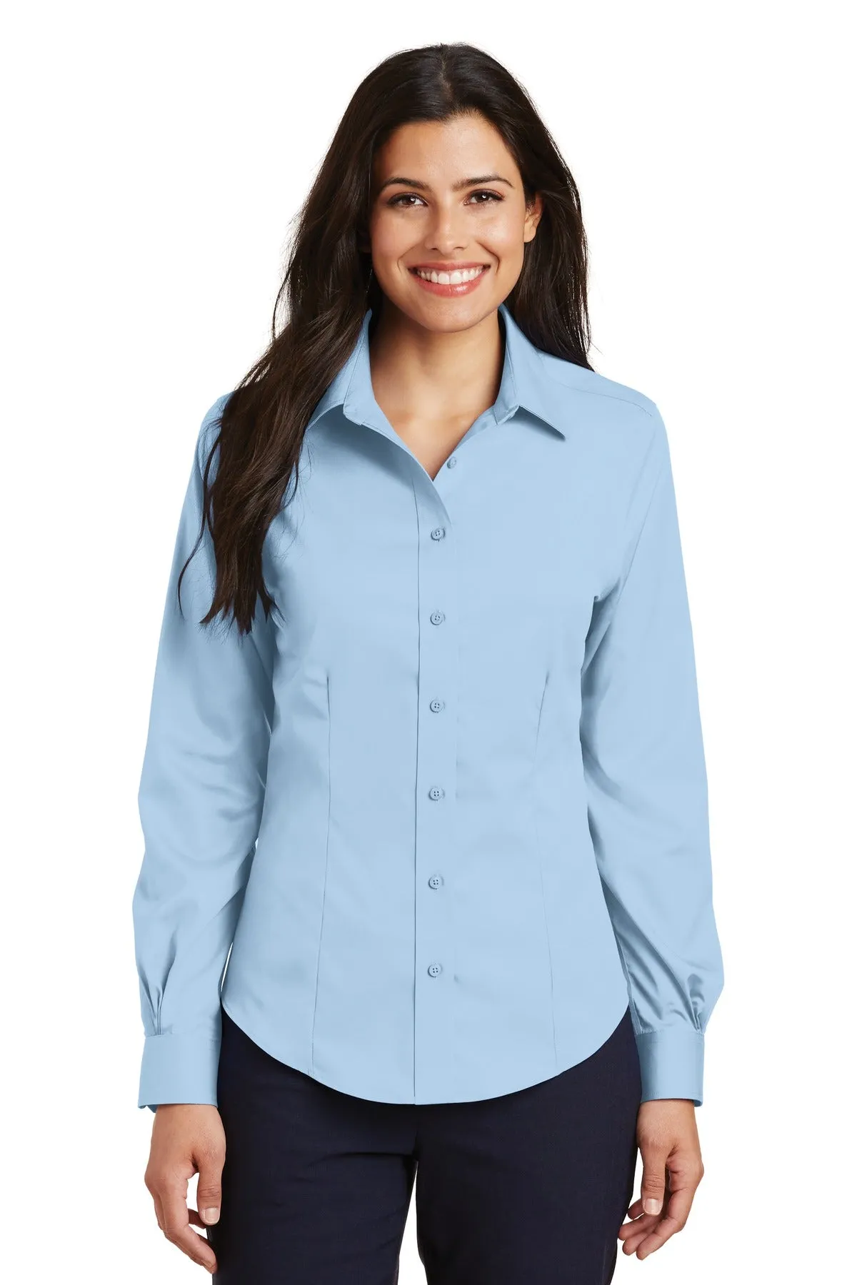 Port Authority® Ladies Non-Iron Twill Shirt.  L638