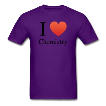 "I ♥ Chemistry" (black) - Men's T-Shirt