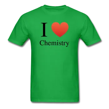 "I ♥ Chemistry" (black) - Men's T-Shirt