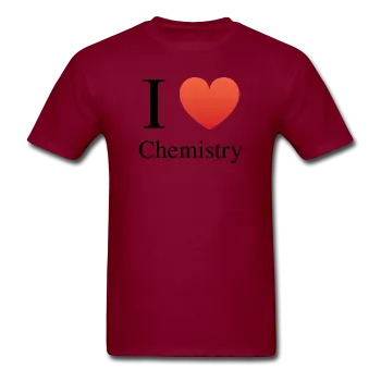 "I ♥ Chemistry" (black) - Men's T-Shirt