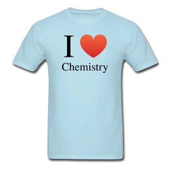 "I ♥ Chemistry" (black) - Men's T-Shirt