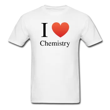 "I ♥ Chemistry" (black) - Men's T-Shirt