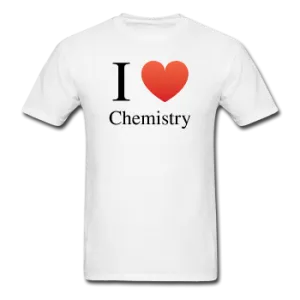 "I ♥ Chemistry" (black) - Men's T-Shirt