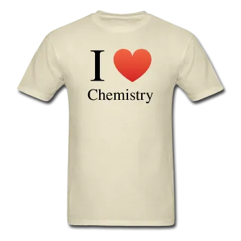 "I ♥ Chemistry" (black) - Men's T-Shirt