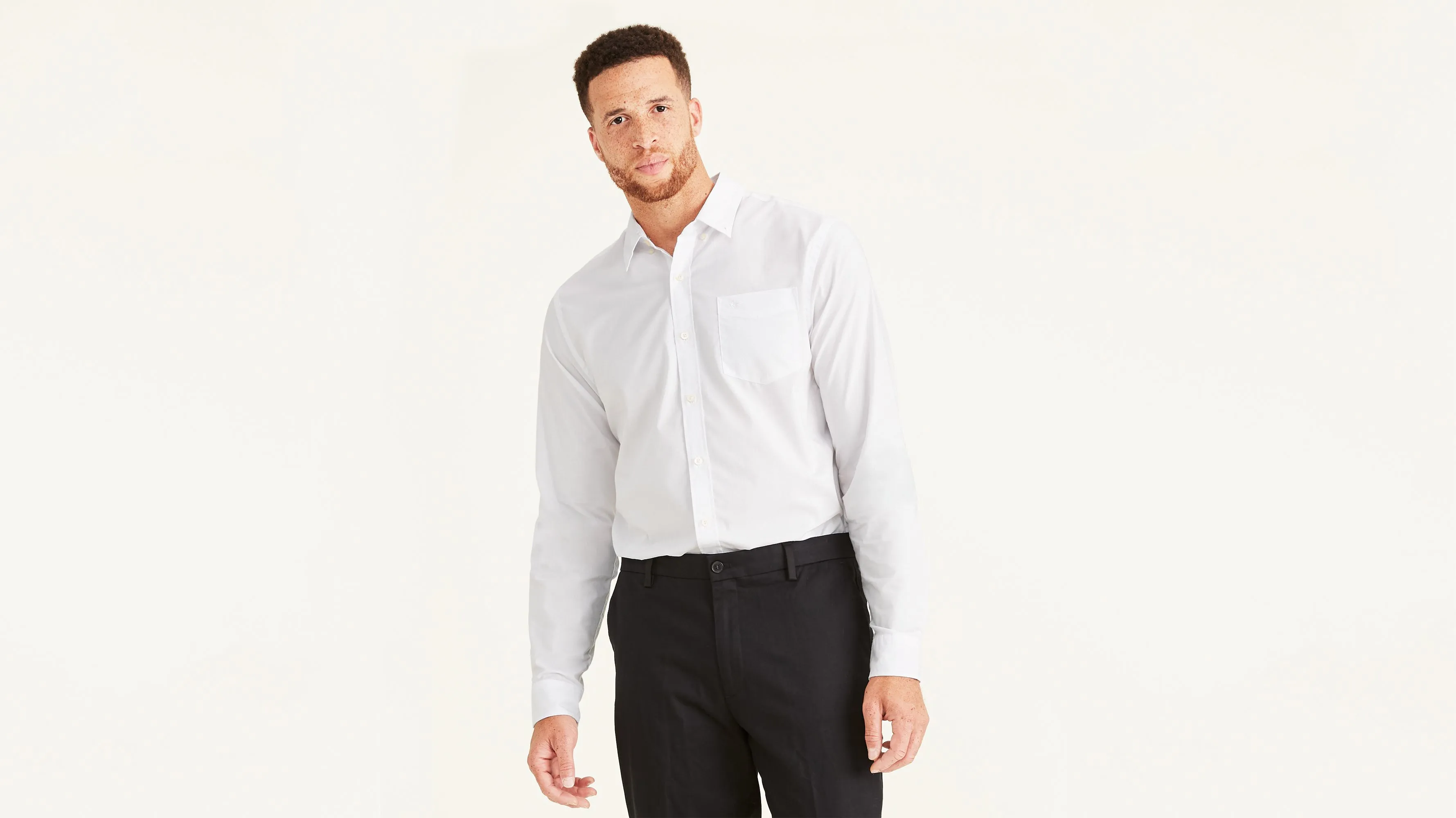 Signature Comfort Flex Shirt, Classic Fit (Big and Tall)