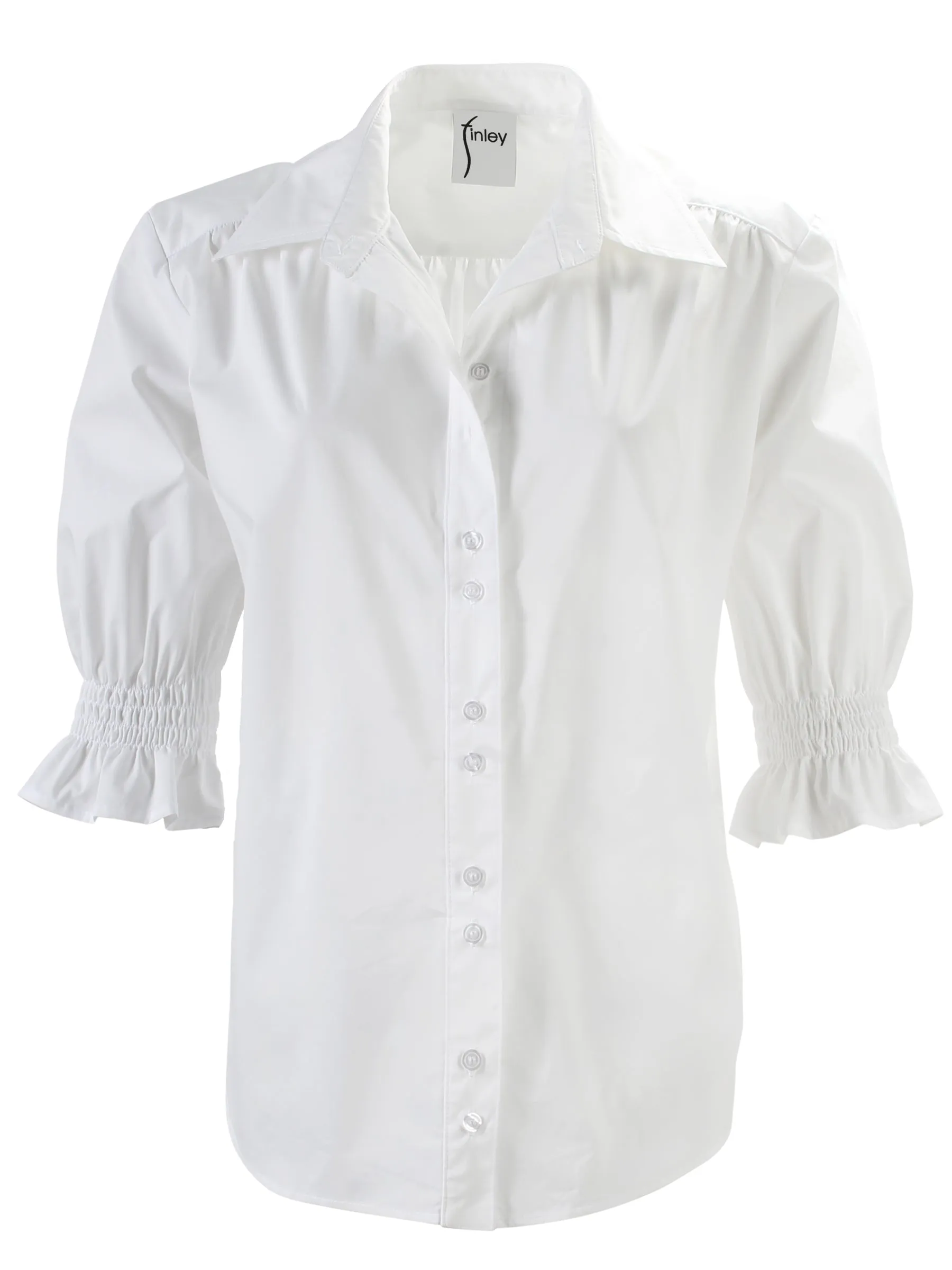 Sirena White Poplin Shirt