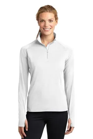 Sport-Tek® Ladies Sport-Wick® Stretch 1/2-Zip Pullover - LST850