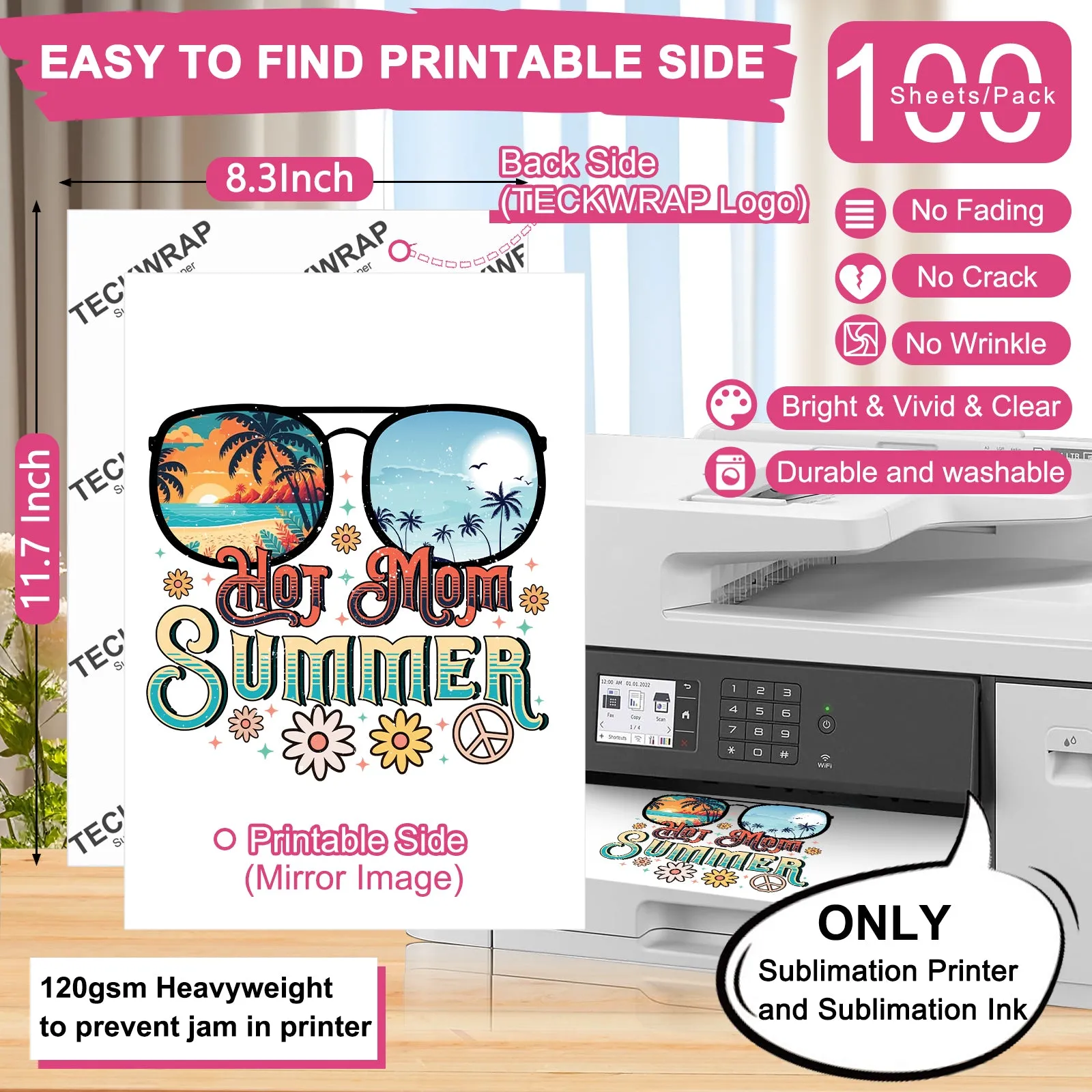 Sublimation Paper & Sublimation HTV Bundle