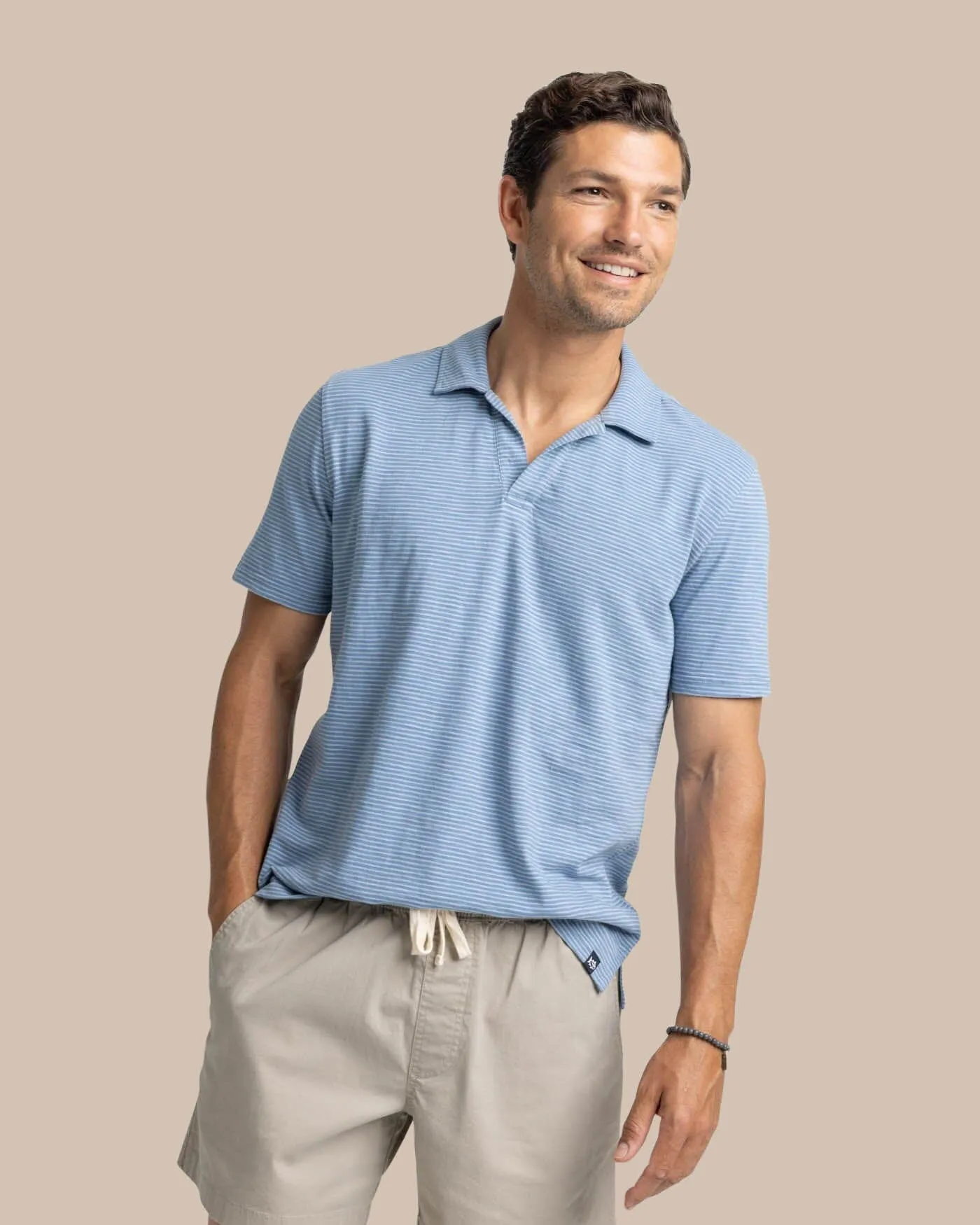 Sun Farer Summertree Stripe Polo