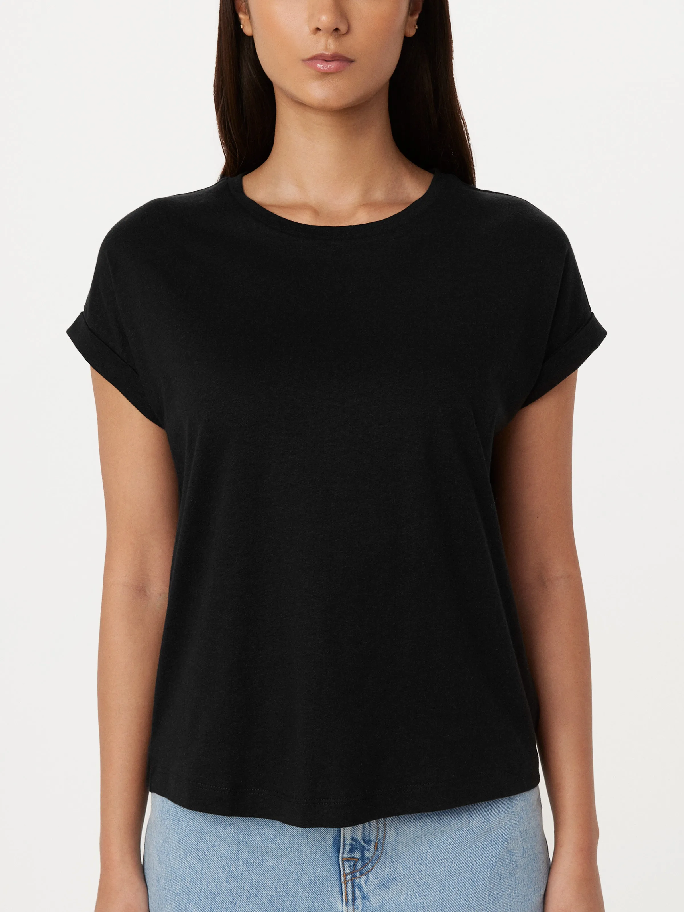 The Hemp Relaxed T-Shirt in Black