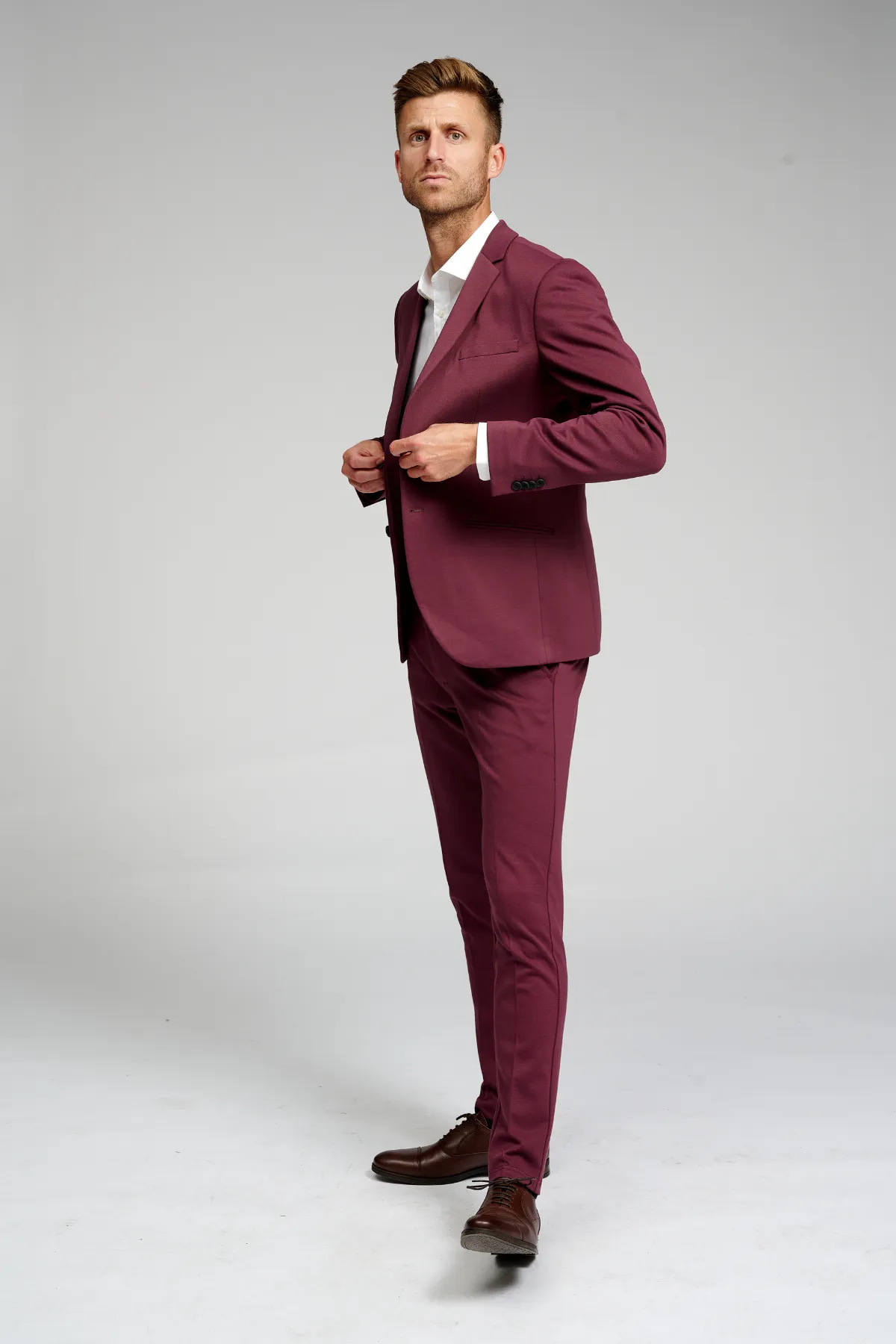 The Original Performance Suit (Burgundy)   The Original Performance Shirt - Package Deal