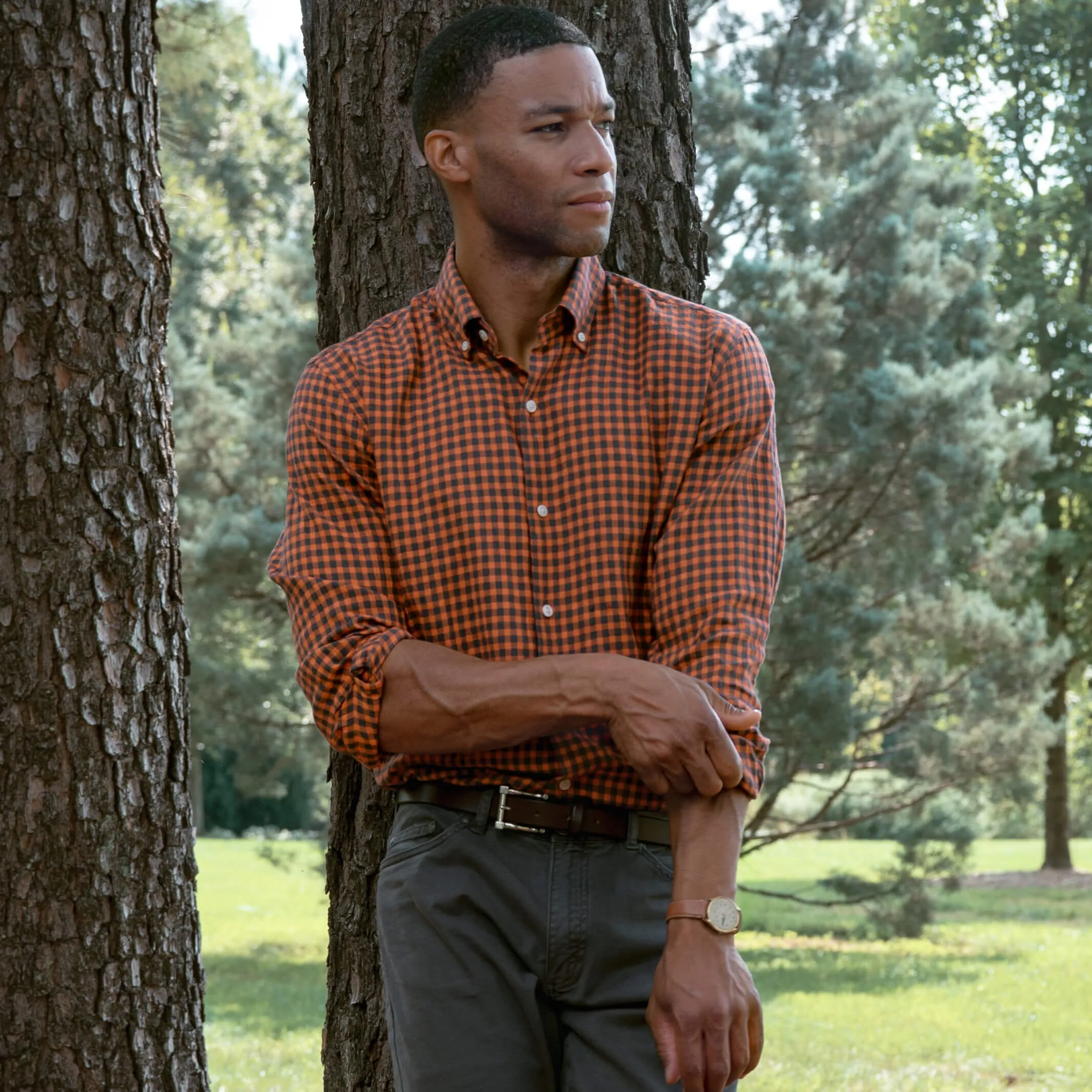 The Pumpkin Farwell Gingham Custom Shirt