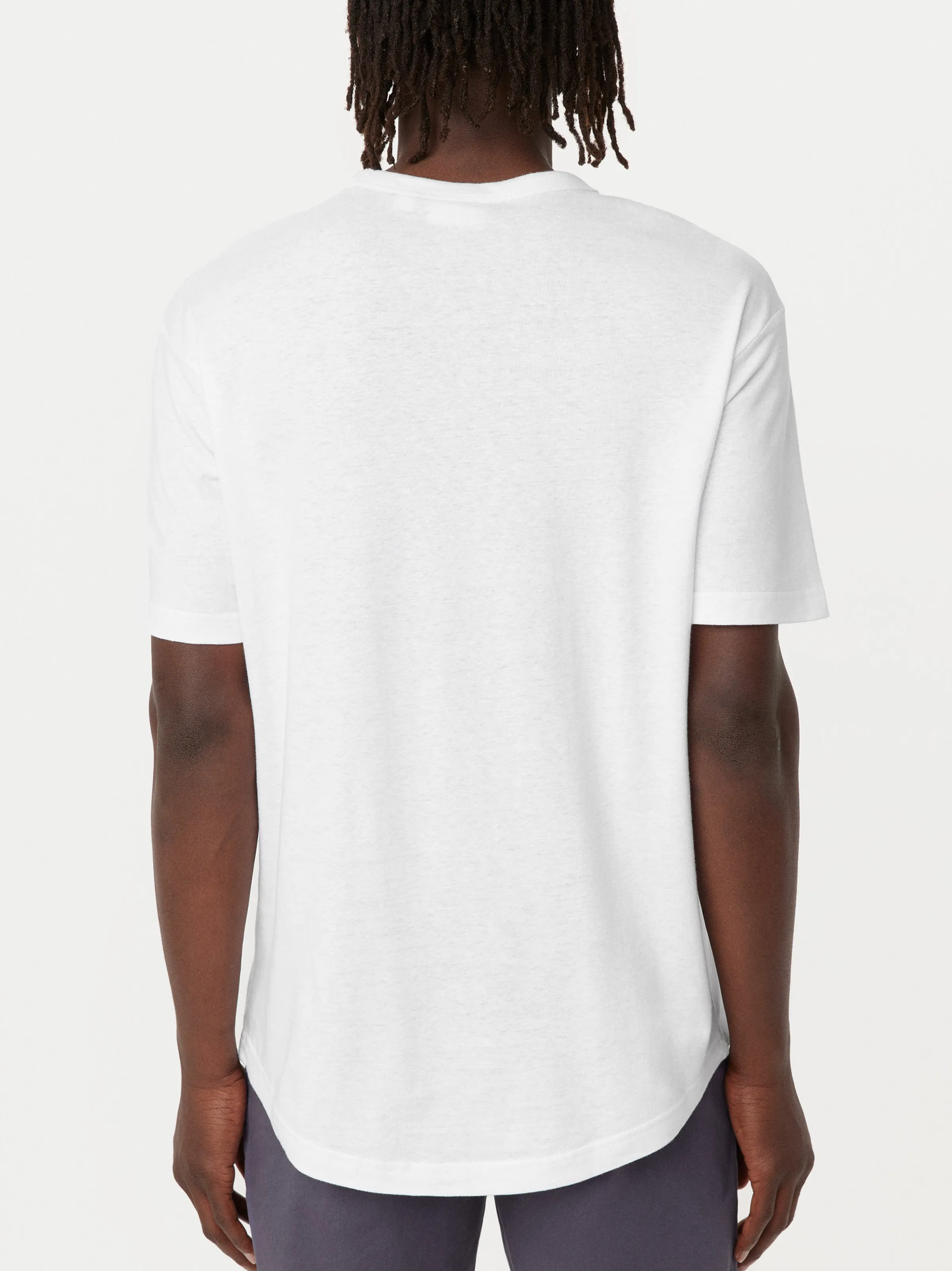 The Relaxed Hemp T-Shirt in Bright White