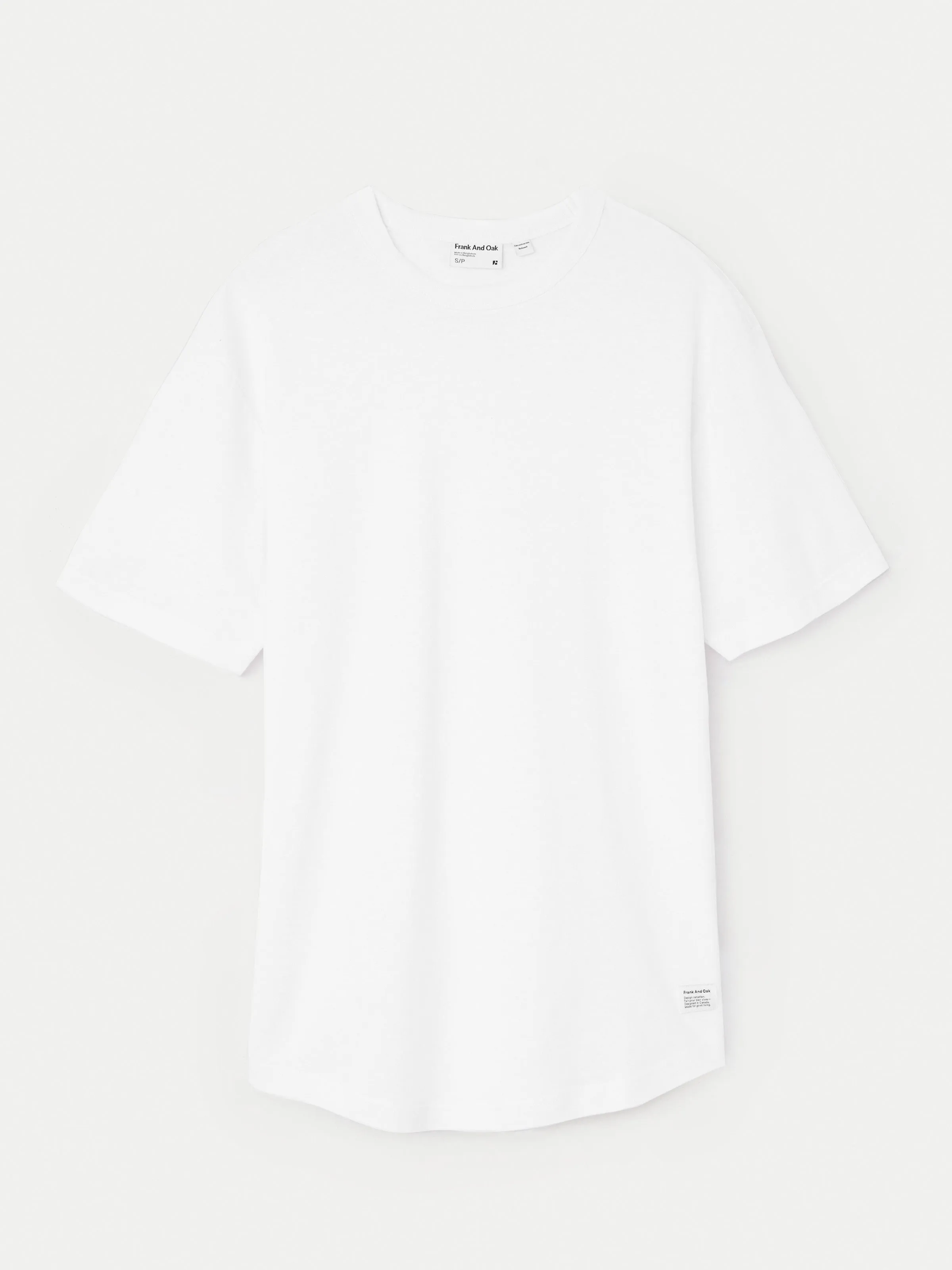 The Relaxed Hemp T-Shirt in Bright White