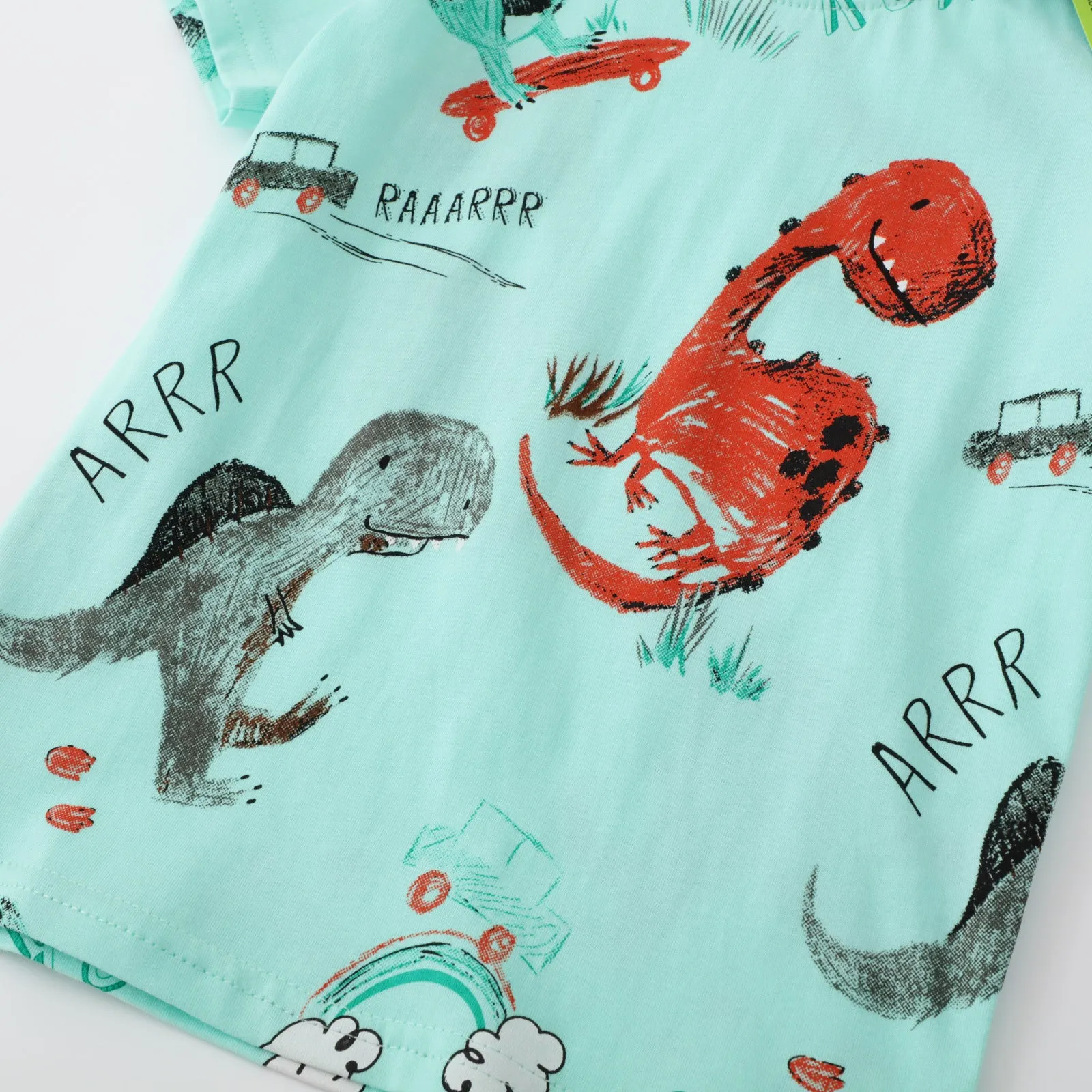 Toddler/Kid's Dinosaur Drawings Print T-shirt