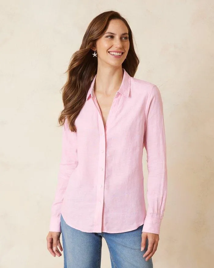 TOMMY BAHAMA COASTLINA LINEN SHIRT