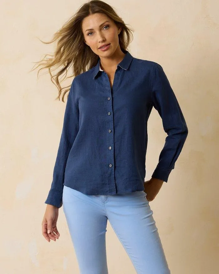 TOMMY BAHAMA COASTLINA LINEN SHIRT