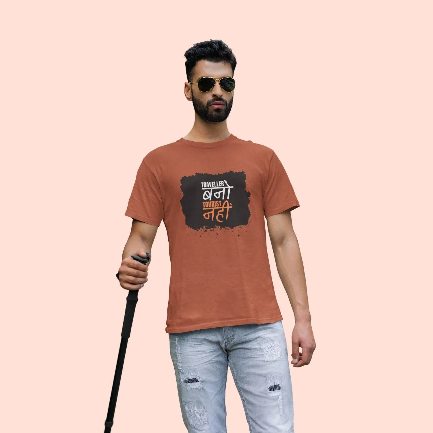 Traveller banoTourist nahi - Men's T-Shirt