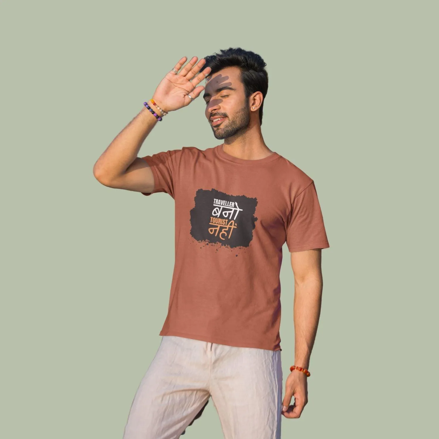 Traveller banoTourist nahi - Men's T-Shirt