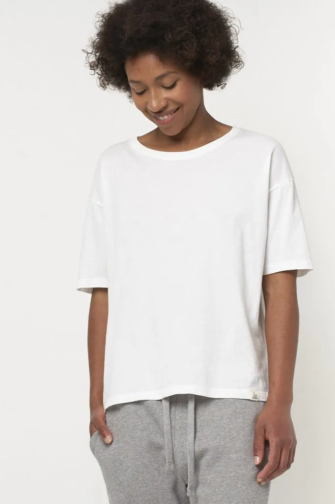 WLCT01.01| Womens Loose Fit T-Shirt | White